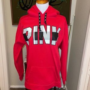 PINK Sherpa lined hoodie
